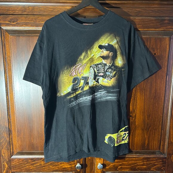 Paul Menard NASCAR T-Shirt Chase Authentics Black Size L – Double-Sided Graphic - Picture 1 of 3